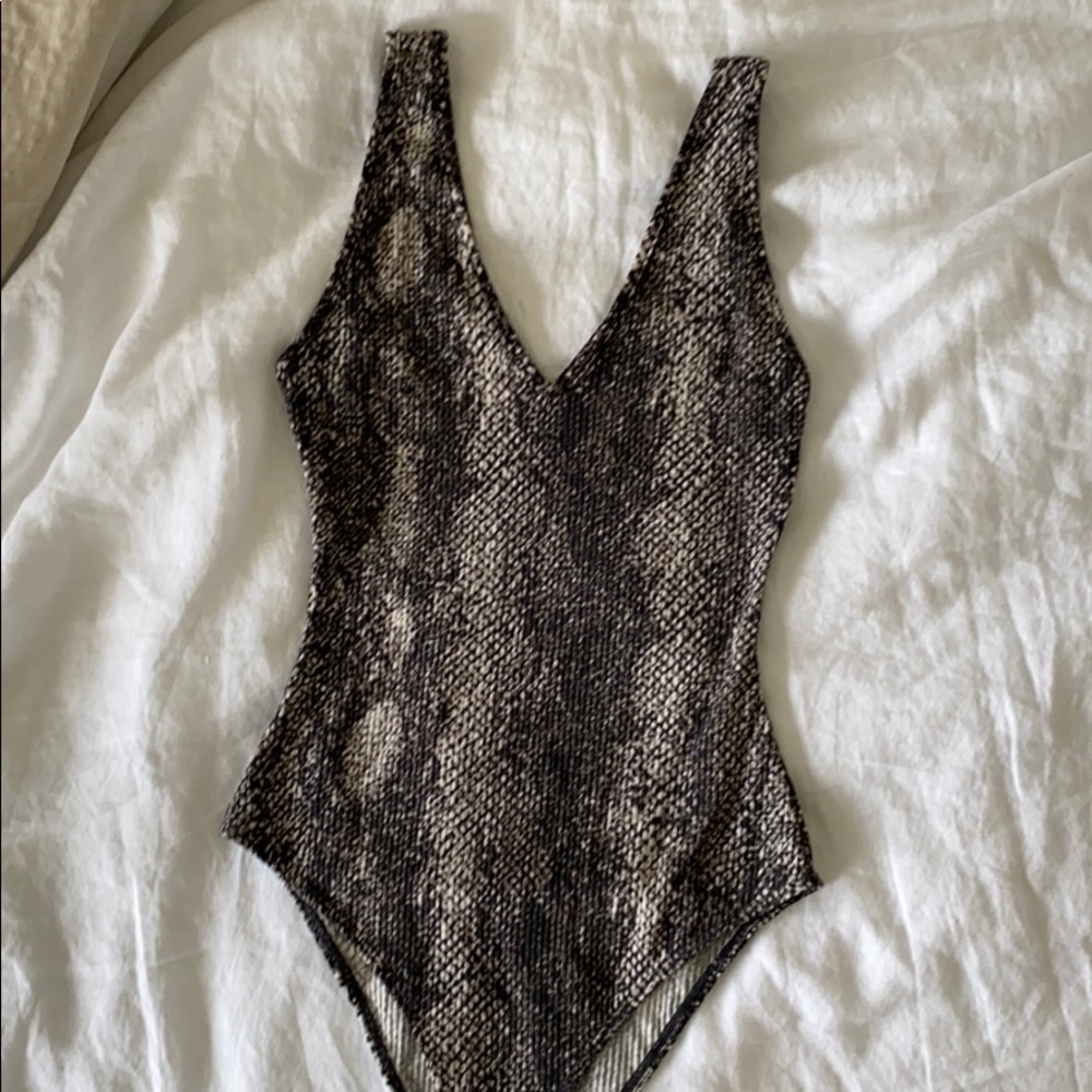 Abound ribbed cotton bodysuit